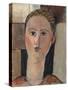 Fille rousse-Amedeo Modigliani-Stretched Canvas