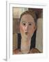 Fille rousse-Amedeo Modigliani-Framed Giclee Print