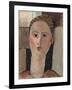 Fille rousse-Amedeo Modigliani-Framed Giclee Print