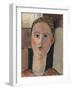 Fille rousse-Amedeo Modigliani-Framed Giclee Print