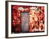 Filled in Derelict Door with Red Brickwork and Graffiti-Clive Nolan-Framed Photographic Print