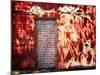 Filled in Derelict Door with Red Brickwork and Graffiti-Clive Nolan-Mounted Photographic Print