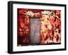 Filled in Derelict Door with Red Brickwork and Graffiti-Clive Nolan-Framed Photographic Print