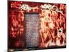 Filled in Derelict Door with Red Brickwork and Graffiti-Clive Nolan-Mounted Photographic Print