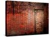 Filled in Derelict Door with Red Brickwork-Clive Nolan-Stretched Canvas