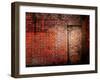 Filled in Derelict Door with Red Brickwork-Clive Nolan-Framed Photographic Print