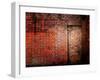 Filled in Derelict Door with Red Brickwork-Clive Nolan-Framed Photographic Print