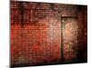 Filled in Derelict Door with Red Brickwork-Clive Nolan-Mounted Photographic Print