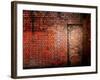 Filled in Derelict Door with Red Brickwork-Clive Nolan-Framed Photographic Print