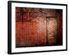 Filled in Derelict Door with Red Brickwork-Clive Nolan-Framed Photographic Print