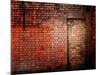 Filled in Derelict Door with Red Brickwork-Clive Nolan-Mounted Photographic Print