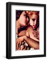 Filles et Lilas-Tamara de Lempicka-Framed Premium Giclee Print