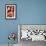 Filles et Lilas-Tamara de Lempicka-Framed Premium Giclee Print displayed on a wall