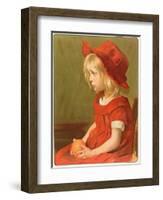 Fillette a l'Orange-Marie Louise Catherine Breslau-Framed Giclee Print