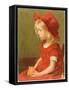 Fillette a l'Orange-Marie Louise Catherine Breslau-Framed Stretched Canvas