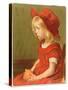 Fillette a l'Orange-Marie Louise Catherine Breslau-Stretched Canvas