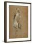 Fillette nue-Nude girl, 1893 Oil on cardboard, 59,4 x 40 cm.-Henri de Toulouse-Lautrec-Framed Giclee Print