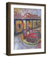 Fillin Station-Greg Simanson-Framed Giclee Print