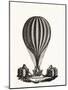 Filling a Hot Air Balloon with Gas, C.1790-null-Mounted Giclee Print