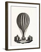 Filling a Hot Air Balloon with Gas, C.1790-null-Framed Giclee Print