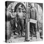 Filling a Shell with Nitro-Glycerine, Oil Field in Pennsylvania, USA, Early 20th Century-null-Stretched Canvas