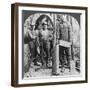 Filling a Shell with Nitro-Glycerine, Oil Field in Pennsylvania, USA, Early 20th Century-null-Framed Photographic Print