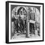 Filling a Shell with Nitro-Glycerine, Oil Field in Pennsylvania, USA, Early 20th Century-null-Framed Photographic Print