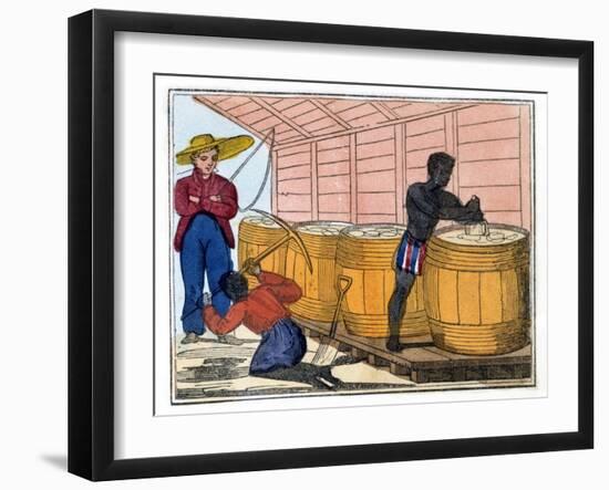 Filling and Heading Casks, 1826-Amelia Alderson Opie-Framed Giclee Print
