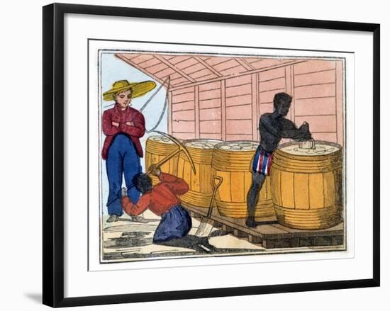 Filling and Heading Casks, 1826-Amelia Alderson Opie-Framed Giclee Print