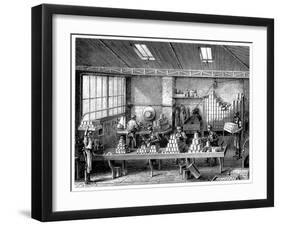 Filling and Soldering Cans of Food, France, C1870-null-Framed Giclee Print
