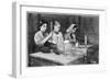 Filling Cartridges with Dynamite Powder at Isleten, Near Fluelen, Switzerland, 1893-null-Framed Giclee Print