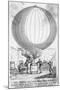 Filling Hydrogen Balloon in Paris-null-Mounted Giclee Print