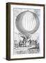 Filling Hydrogen Balloon in Paris-null-Framed Giclee Print