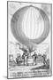 Filling Hydrogen Balloon in Paris-null-Mounted Giclee Print