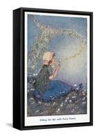 Filling the Air with Fairy Forms-Hilda T. Miller-Framed Stretched Canvas