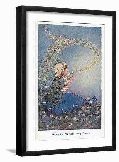 Filling the Air with Fairy Forms-Hilda T. Miller-Framed Premium Photographic Print