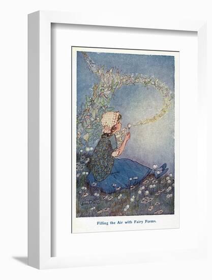 Filling the Air with Fairy Forms-Hilda T. Miller-Framed Photographic Print