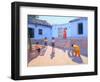 Filling Water Buckets, Rajasthan, India-Andrew Macara-Framed Premium Giclee Print