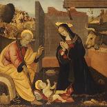 The Nativity-Fillippino Lippi-Framed Stretched Canvas