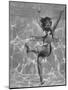 Film Actress Ella Raines Swimming in a Pool-Walter Sanders-Mounted Premium Photographic Print