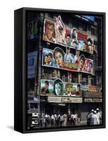 Film Advertisment Hoardings, Kolkata, (Calcutta), India-Tony Waltham-Framed Stretched Canvas