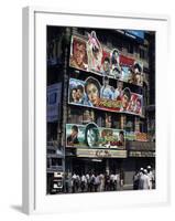 Film Advertisment Hoardings, Kolkata, (Calcutta), India-Tony Waltham-Framed Photographic Print