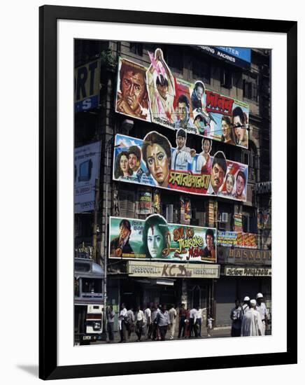 Film Advertisment Hoardings, Kolkata, (Calcutta), India-Tony Waltham-Framed Photographic Print