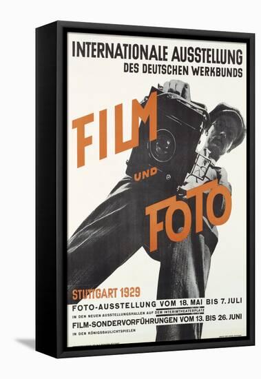 Film and Photo, Film Und Foto, Exhibition Poster, Artist Unknown, 1929-null-Framed Stretched Canvas