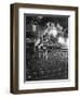 Film Crew in Coney Island Clubhouse-null-Framed Premium Photographic Print