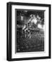 Film Crew in Coney Island Clubhouse-null-Framed Premium Photographic Print