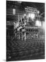 Film Crew in Coney Island Clubhouse-null-Mounted Photographic Print
