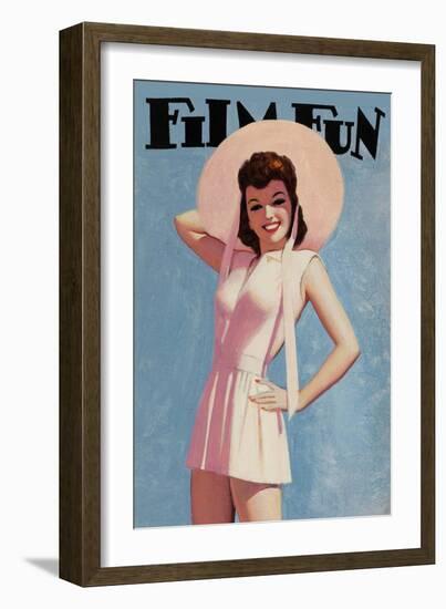 Film Fun Magazine Cover-Enoch Bolles-Framed Art Print