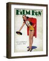 Film Fun Magazine Cover-Lantern Press-Framed Art Print