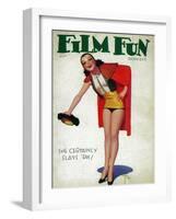 Film Fun Magazine Cover-Lantern Press-Framed Art Print